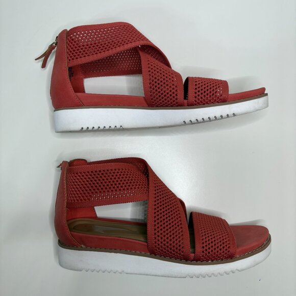 Easy Spirit Womens Platform Ankle Strap Sandal Size 7.5 Pink Open Toe Comfort - Picture 6 of 8